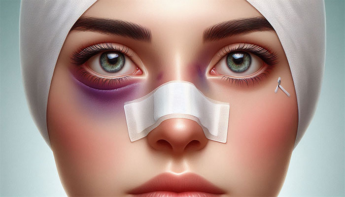 عوارض عمل بینی برای چشم