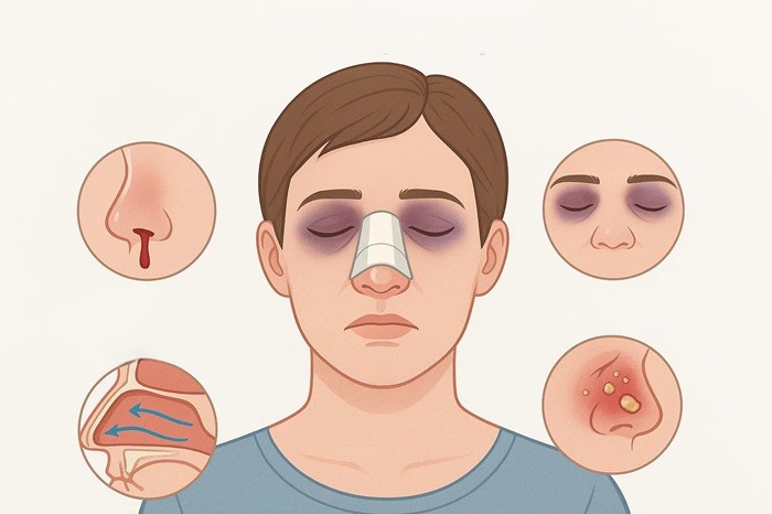 عوارض عمل بینی