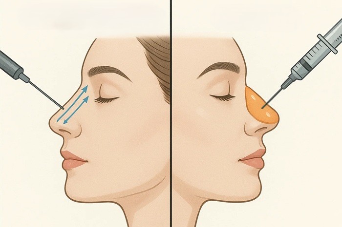 لیفت بینی با نخ بهتره یا فیلر