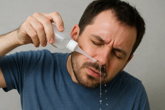 مدت زمان استفاده از سرم شست و شوی بینی