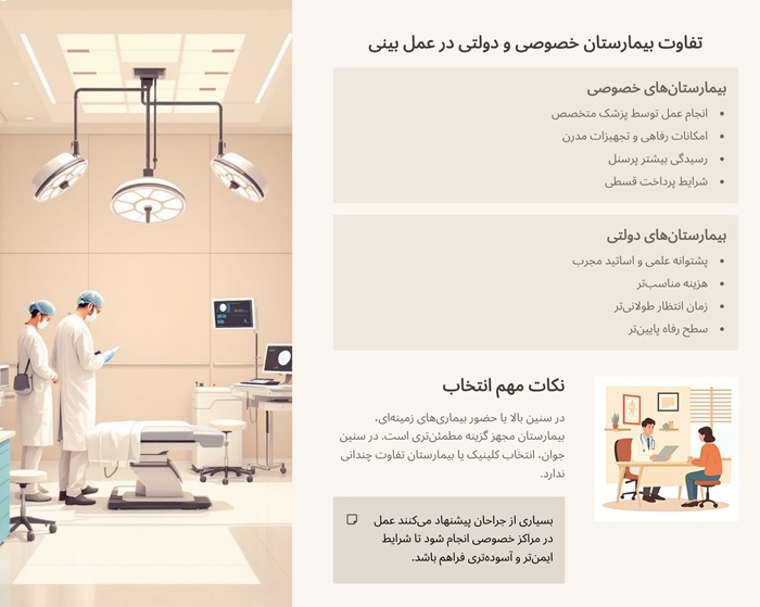 بهترین بیمارستان برای عمل بینی 4 معیارهای انتخاب بهترین بیمارستان