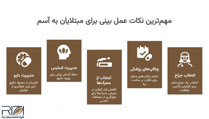مهم‌ترین نکات عمل بینی برای مبتلایان به آسم