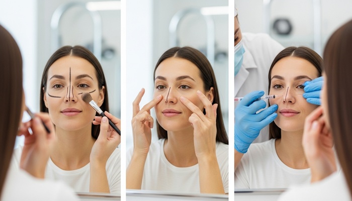 کوچک شدن بینی بدون عمل جراحی