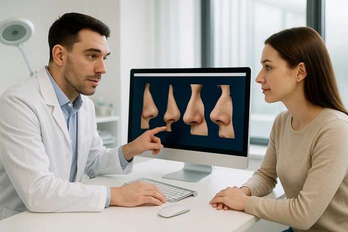 مشاوره قبل عمل بینی